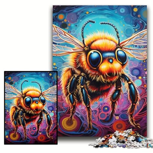Puzzle für Erwachsene, 1000 Bienen-Holzpuzzles, 50x75cm, für Teenager und Familienspaß – DIY-Denkspiel als Geschenk Puzzle für Erwachsene, 1000 Bienen-Holzpuzzles, 50x75cm, für Teenager und Familienspaß – DIY-Denkspiel als Geschenk von ZKYUBEK