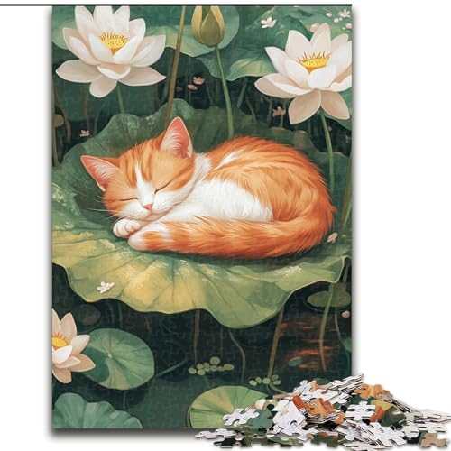 Puzzle für Erwachsene, 1000 Blumen und Katzen, Holzpuzzle, 26x38cm, interaktives Familienspiel, Denksportaufgabe, Lernspielzeug Puzzle für Erwachsene, 1000 Blumen und Katzen, Holzpuzzle, 26x38cm, interaktives Familienspiel, Denksportaufgabe, Lernspielzeug von ZKYUBEK
