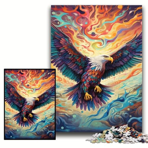 Puzzle für Erwachsene, 1000 Bunte Adler-Holzpuzzles, 50x75cm, Weihnachten, Halloween, Ostern, Neujahr Puzzle für Erwachsene, 1000 Bunte Adler-Holzpuzzles, 50x75cm, Weihnachten, Halloween, Ostern, Neujahr von ZKYUBEK
