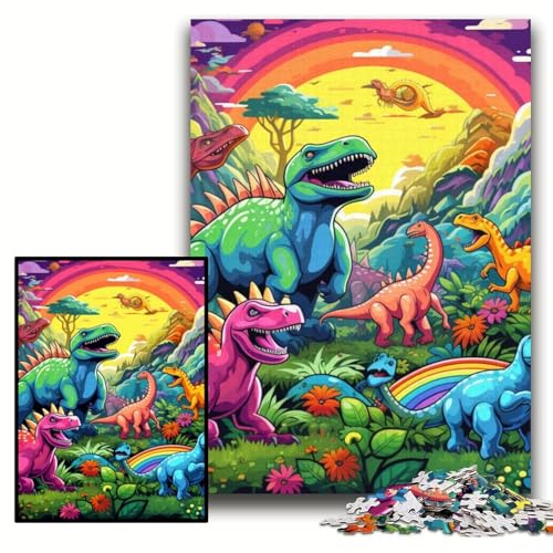 Puzzle für Erwachsene, 1000 Dinosaurier-Kunst, anspruchsvolle Puzzles, 50x75cm, Lernspielzeug für Teenager, Heim- und Bürodekoration Puzzle für Erwachsene, 1000 Dinosaurier-Kunst, anspruchsvolle Puzzles, 50x75cm, Lernspielzeug für Teenager, Heim- und Bürodekoration von ZKYUBEK