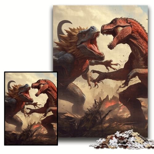 Puzzle für Erwachsene, 1000 Dinosaurier-Puzzles, anspruchsvolle Puzzles, 50x75cm, Lernspielzeug für Teenager, Heim- und Bürodekoration Puzzle für Erwachsene, 1000 Dinosaurier-Puzzles, anspruchsvolle Puzzles, 50x75cm, Lernspielzeug für Teenager, Heim- und Bürodekoration von ZKYUBEK