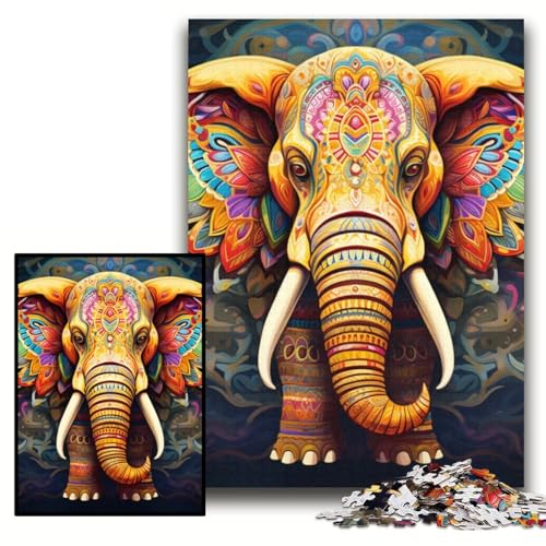 Puzzle für Erwachsene, 1000 Elefanten-Puzzles aus Pappe, 26x38cm, für Teenager und Familienspaß – DIY-Denkspiel als Geschenk Puzzle für Erwachsene, 1000 Elefanten-Puzzles aus Pappe, 26x38cm, für Teenager und Familienspaß – DIY-Denkspiel als Geschenk von ZKYUBEK