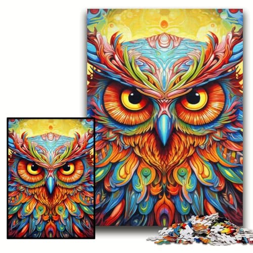 Puzzle für Erwachsene, 1000 Eulen, anspruchsvolle Puzzles, 50x75cm, Lernspielzeug für Teenager, Heimbüro-Dekor Puzzle für Erwachsene, 1000 Eulen, anspruchsvolle Puzzles, 50x75cm, Lernspielzeug für Teenager, Heimbüro-Dekor von ZKYUBEK