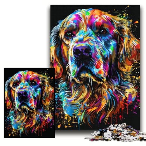 Puzzle für Erwachsene, 1000 Golden Retriever, anspruchsvolle Puzzles, 26x38cm, Lernspielzeug für Teenager, Heim- und Bürodekoration Puzzle für Erwachsene, 1000 Golden Retriever, anspruchsvolle Puzzles, 26x38cm, Lernspielzeug für Teenager, Heim- und Bürodekoration von ZKYUBEK