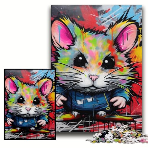 Puzzle für Erwachsene, 1000 Hamster, anspruchsvolle Puzzles, 50x75cm, Lernspielzeug für Teenager, Heim- und Bürodekoration Puzzle für Erwachsene, 1000 Hamster, anspruchsvolle Puzzles, 50x75cm, Lernspielzeug für Teenager, Heim- und Bürodekoration von ZKYUBEK