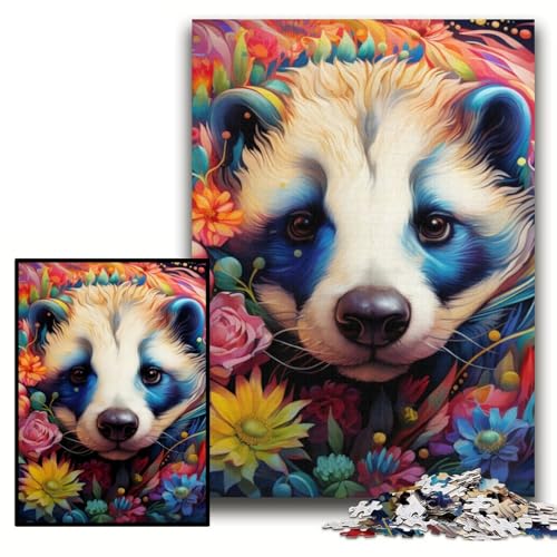Puzzle für Erwachsene, 1000 Honigdachs-Blumen, anspruchsvolle Puzzles, 26x38cm, Lernspielzeug für Teenager, Heim- und Bürodekoration Puzzle für Erwachsene, 1000 Honigdachs-Blumen, anspruchsvolle Puzzles, 26x38cm, Lernspielzeug für Teenager, Heim- und Bürodekoration von ZKYUBEK
