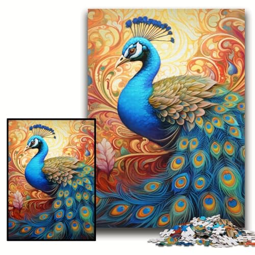 Puzzle für Erwachsene, 1000 Pfauen-Puzzles, anspruchsvolle Puzzles, 50x75cm, Lernspielzeug für Teenager, Heim- und Bürodekoration Puzzle für Erwachsene, 1000 Pfauen-Puzzles, anspruchsvolle Puzzles, 50x75cm, Lernspielzeug für Teenager, Heim- und Bürodekoration von ZKYUBEK