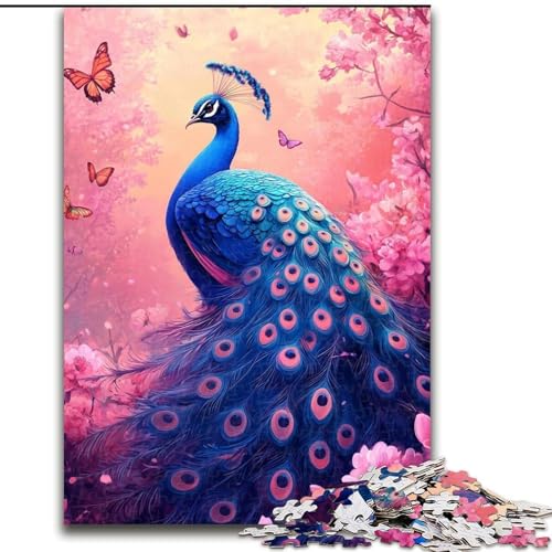 Puzzle für Erwachsene, 1000 Pfauen-Puzzles aus Holz, perfekt für Teenager und Familien, 26x38cm Puzzle für Erwachsene, 1000 Pfauen-Puzzles aus Holz, perfekt für Teenager und Familien, 26x38cm von ZKYUBEK