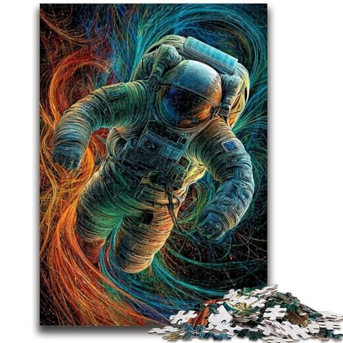 Puzzle für Erwachsene, 1000 Puzzles, Fantasy-Astronaut, Lernspiele, Heimdekoration, Lernspiel für Geburtstag, Weihnachten, 50x75cm von ZKYUBEK