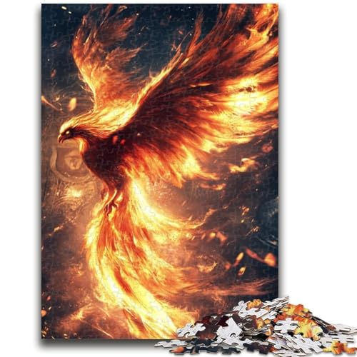 Puzzle für Erwachsene, 1000 Puzzles, Mysteriöser Phönix, Lernspiele, Heimdekoration, Lernspiel für Geburtstag, Weihnachten, 26x38cm von ZKYUBEK