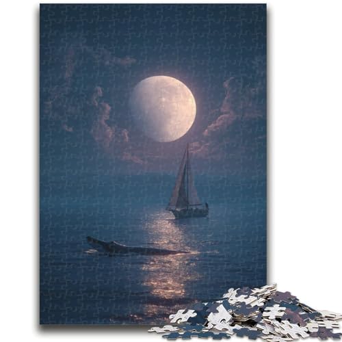 Puzzle für Erwachsene, 1000 Puzzles, Tierwal, Elefantenspielzeug, Denkspiel, Geburtstagsgeschenk, Geschenke, Wandkunst, für Kinder ab 14 Jahren, 50x75cm von ZKYUBEK