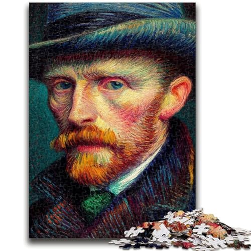 Puzzle für Erwachsene, 1000 Puzzles, Van Gogh, Lernspiele, Heimdekoration, Lernspiel für Geburtstag, Weihnachten, 50x75cm von ZKYUBEK
