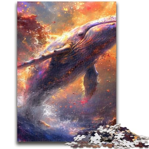 Puzzle für Erwachsene, 1000 Puzzles, Wale auf dem Meeresboden, Elefantenspielzeug, Denkspiel, Geburtstagsgeschenk, Geschenke, Wandkunst, für Kinder ab 14 Jahren, 50x75cm von ZKYUBEK