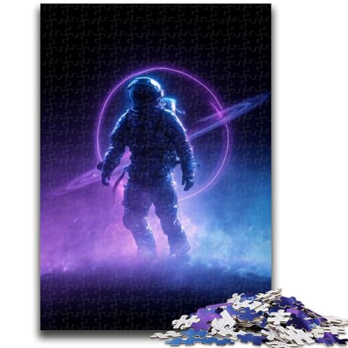 Puzzle für Erwachsene, 1000 Puzzles, Weltraumastronaut, Elefantenspielzeug, Denkspiel, Geburtstagsgeschenk, Geschenke, Wandkunst, für Kinder ab 14 Jahren, 50x75cm von ZKYUBEK