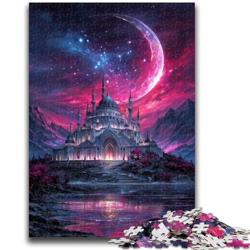 Puzzle für Erwachsene, 1000 Puzzles, geheimnisvolles Schloss, Lernspiele, Heimdekoration, Lernspiel für Geburtstag, Weihnachten, 50x75cm Puzzle für Erwachsene, 1000 Puzzles, geheimnisvolles Schloss, Lernspiele, Heimdekoration, Lernspiel für Geburtstag, Weihnachten, 50x75cm von ZKYUBEK