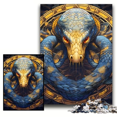 Puzzle für Erwachsene, 1000 Puzzles mit Schlangenmotiv, 26x38cm, perfekt als Geburtstags-, Weihnachts Puzzle für Erwachsene, 1000 Puzzles mit Schlangenmotiv, 26x38cm, perfekt als Geburtstags-, Weihnachts von ZKYUBEK