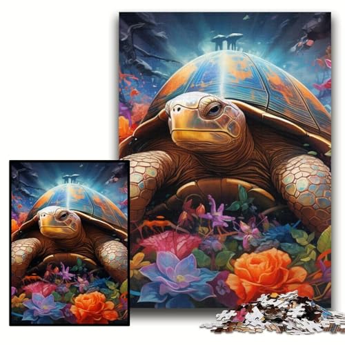Puzzle für Erwachsene, 1000 Schildkröten-Puzzles, anspruchsvolle Puzzles, 50x75cm, Lernspielzeug für Teenager, Heim- und Bürodekoration Puzzle für Erwachsene, 1000 Schildkröten-Puzzles, anspruchsvolle Puzzles, 50x75cm, Lernspielzeug für Teenager, Heim- und Bürodekoration von ZKYUBEK