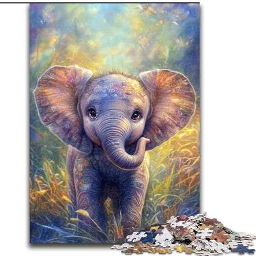 Puzzle für Erwachsene, 1000 Stück, Elefantenbaby, Holzpuzzle, 26x38cm, interaktives Familienspiel, Denksportaufgabe, Lernspielzeug Puzzle für Erwachsene, 1000 Stück, Elefantenbaby, Holzpuzzle, 26x38cm, interaktives Familienspiel, Denksportaufgabe, Lernspielzeug von ZKYUBEK