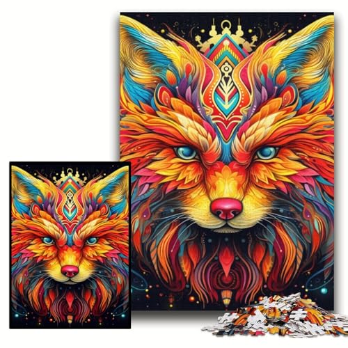 Puzzle für Erwachsene, 1000 Stück, Gelber Fuchs, anspruchsvolle Puzzles, 50x75cm, Lernspielzeug für Teenager, Heim- und Bürodekoration Puzzle für Erwachsene, 1000 Stück, Gelber Fuchs, anspruchsvolle Puzzles, 50x75cm, Lernspielzeug für Teenager, Heim- und Bürodekoration von ZKYUBEK