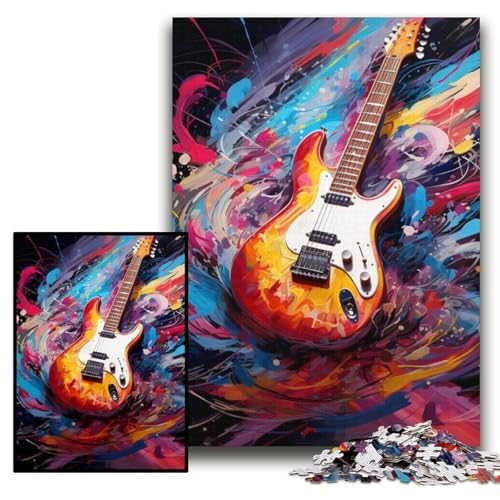 Puzzle für Erwachsene, 1000 Stück, Gitarren-Puzzles aus Karton, 26x38cm, Weihnachten, Halloween, Ostern, Neujahr Puzzle für Erwachsene, 1000 Stück, Gitarren-Puzzles aus Karton, 26x38cm, Weihnachten, Halloween, Ostern, Neujahr von ZKYUBEK