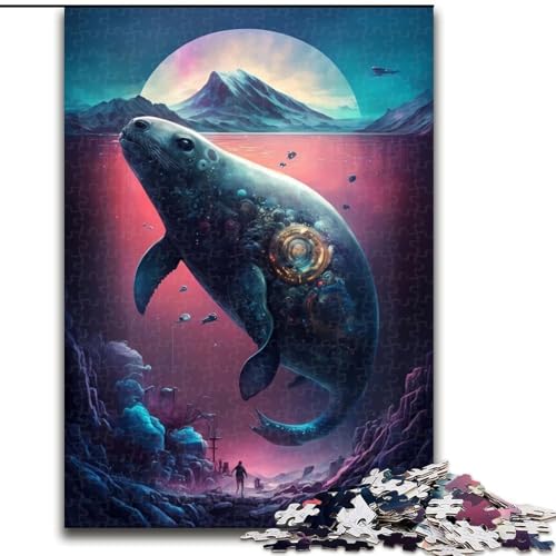 Puzzle für Erwachsene, 1000 Stück, geheimnisvolles Siegel, Kartonpuzzle, Größe 26x38cm, interaktives Familienspiel, Denksportaufgabe, Lernspielzeug von ZKYUBEK
