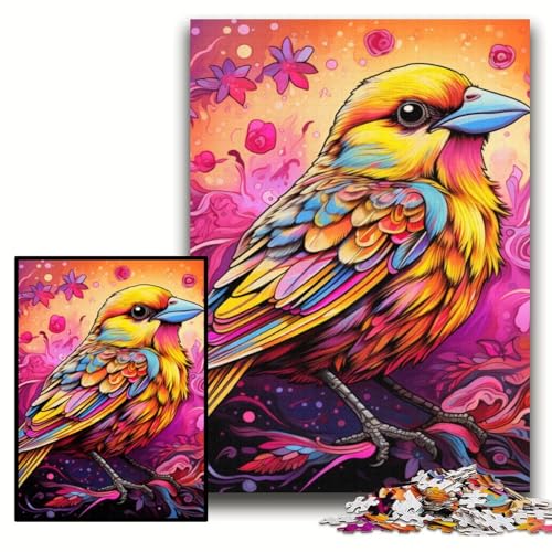 Puzzle für Erwachsene, 1000 Stück, rosa Spatzen-Holzpuzzle, 50x75cm, für Teenager und Familienspaß – DIY-Denkspiel als Geschenk Puzzle für Erwachsene, 1000 Stück, rosa Spatzen-Holzpuzzle, 50x75cm, für Teenager und Familienspaß – DIY-Denkspiel als Geschenk von ZKYUBEK