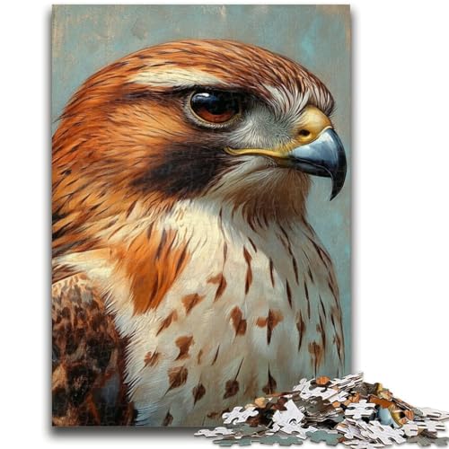 Puzzle für Erwachsene, 1000 Teile, Adlerkunst, Stressabbau, schwierige Herausforderung, Wichtelgeschenke für Kinder ab 14 Jahren, 26x38cm von ZKYUBEK