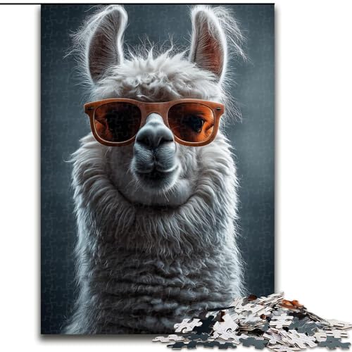 Puzzle für Erwachsene, 1000 Teile, Alpaka-Puzzle, 26x38cm, Denkspiel für Teenager und Familieninteraktion von ZKYUBEK