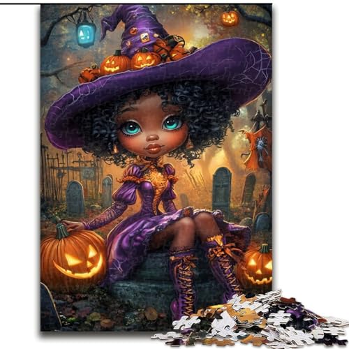 Puzzle für Erwachsene, 1000 Teile, Anime-Hexe, schwierige Puzzles für Erwachsene für Jugendliche, Lernspiele, Geschenke, 50x75cm Puzzle für Erwachsene, 1000 Teile, Anime-Hexe, schwierige Puzzles für Erwachsene für Jugendliche, Lernspiele, Geschenke, 50x75cm von ZKYUBEK