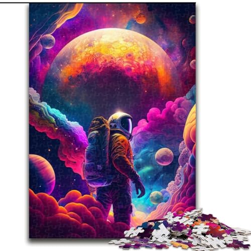 Puzzle für Erwachsene, 1000 Teile, Astronauten-Puzzle für Erwachsene, Größe 26x38cm, anspruchsvolles Denkspiel – entspannendes Spielzeug für Teenager von ZKYUBEK