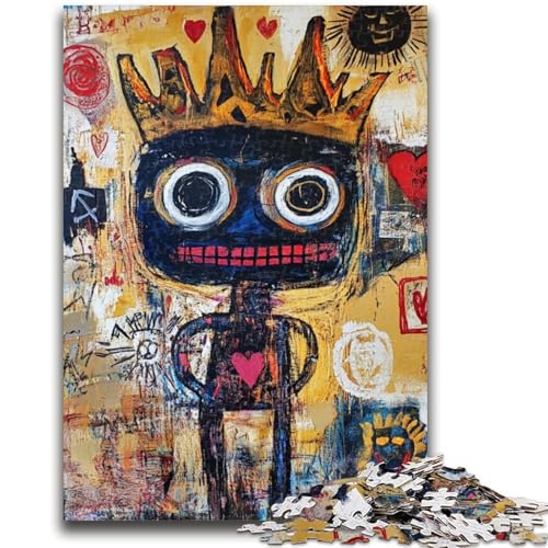 Puzzle für Erwachsene, 1000 Teile, Basquiat-Stil, für Kinder ab 14 Jahren, anspruchsvolles Spiel, tolles Geschenk zum Spielen, 26x38cm Puzzle für Erwachsene, 1000 Teile, Basquiat-Stil, für Kinder ab 14 Jahren, anspruchsvolles Spiel, tolles Geschenk zum Spielen, 26x38cm von ZKYUBEK