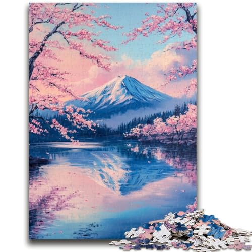 Puzzle für Erwachsene, 1000 Teile, Berg Fuji, Japan, für Kinder ab 14 Jahren, jedes Teil ist einzigartig – lustiges und herausforderndes Spiel für die ganze Familie, tolles Geschenk, 50x75cm Puzzle für Erwachsene, 1000 Teile, Berg Fuji, Japan, für Kinder ab 14 Jahren, jedes Teil ist einzigartig – lustiges und herausforderndes Spiel für die ganze Familie, tolles Geschenk, 50x75cm von ZKYUBEK