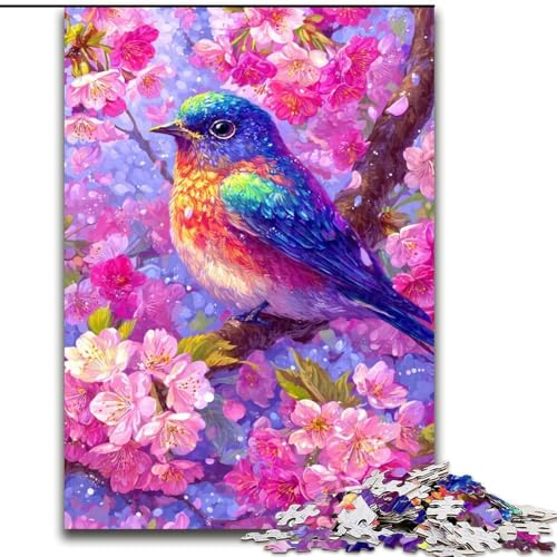 Puzzle für Erwachsene, 1000 Teile, Blumen, Spatz, schwierige Puzzles für Erwachsene für Jugendliche, Lernspiele, Geschenke, 50x75cm Puzzle für Erwachsene, 1000 Teile, Blumen, Spatz, schwierige Puzzles für Erwachsene für Jugendliche, Lernspiele, Geschenke, 50x75cm von ZKYUBEK