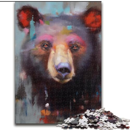 Puzzle für Erwachsene, 1000 Teile, Braunbär-Puzzle, 26x38cm, Denkspiel für Teenager und Familieninteraktion von ZKYUBEK