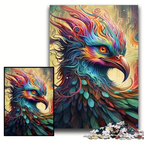 Puzzle für Erwachsene, 1000 Teile, Bunte Pfauenpuzzles für Erwachsene, 50x75cm, Eltern, Partner, Freunde – ab 14 Jahren Puzzle für Erwachsene, 1000 Teile, Bunte Pfauenpuzzles für Erwachsene, 50x75cm, Eltern, Partner, Freunde – ab 14 Jahren von ZKYUBEK
