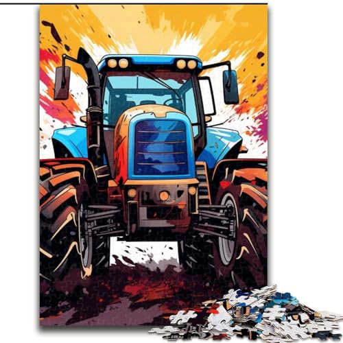 Puzzle für Erwachsene, 1000 Teile, Bunte Traktor-Puzzles für Erwachsene, Größe 50x75cm, anspruchsvolles Denkspiel – entspannendes Spielzeug für Teenager Puzzle für Erwachsene, 1000 Teile, Bunte Traktor-Puzzles für Erwachsene, Größe 50x75cm, anspruchsvolles Denkspiel – entspannendes Spielzeug für Teenager von ZKYUBEK