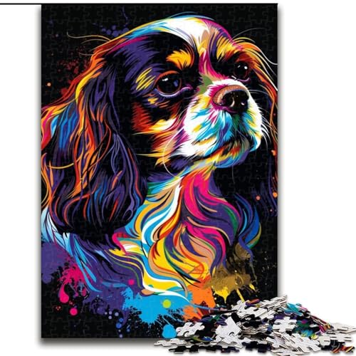 Puzzle für Erwachsene, 1000 Teile, Cocker Spaniel-Puzzle für Erwachsene, Größe 26x38cm, anspruchsvolles Denkspiel – entspannendes Spielzeug für Teenager von ZKYUBEK