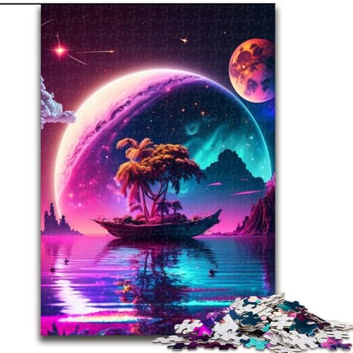 Puzzle für Erwachsene, 1000 Teile, Cosmic Beach, Kartonpuzzle, Größe 26x38cm, Denksportaufgabe und Heimdekoration Puzzle für Erwachsene, 1000 Teile, Cosmic Beach, Kartonpuzzle, Größe 26x38cm, Denksportaufgabe und Heimdekoration von ZKYUBEK