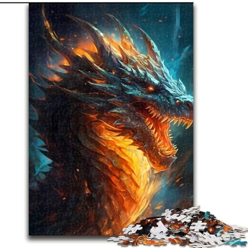 Puzzle für Erwachsene, 1000 Teile, Drachenfeuer, Holzpuzzle, Größe 50x75cm, interaktives Familienspiel, Denksportaufgabe, Lernspielzeug Puzzle für Erwachsene, 1000 Teile, Drachenfeuer, Holzpuzzle, Größe 50x75cm, interaktives Familienspiel, Denksportaufgabe, Lernspielzeug von ZKYUBEK