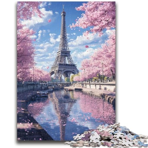 Puzzle für Erwachsene, 1000 Teile, Eiffelturm, anspruchsvolle Familienaktivitätsspiele, DIY-Spielzeug für Heimwanddekorationsgeschenke, 50x75cm Puzzle für Erwachsene, 1000 Teile, Eiffelturm, anspruchsvolle Familienaktivitätsspiele, DIY-Spielzeug für Heimwanddekorationsgeschenke, 50x75cm von ZKYUBEK