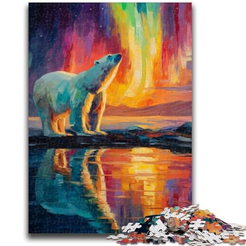 Puzzle für Erwachsene, 1000 Teile, Eisbären, anspruchsvolle Familienaktivitätsspiele, DIY-Spielzeug für Heimwanddekoration, Geschenke, 26x38cm Puzzle für Erwachsene, 1000 Teile, Eisbären, anspruchsvolle Familienaktivitätsspiele, DIY-Spielzeug für Heimwanddekoration, Geschenke, 26x38cm von ZKYUBEK
