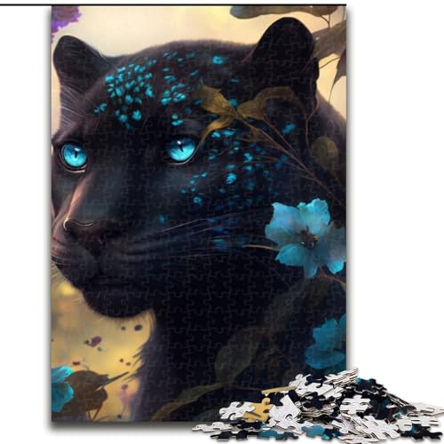 Puzzle für Erwachsene, 1000 Teile, Fantasie-Leoparden-Holzpuzzle, Größe 50x75cm, anspruchsvolles Denkspiel für Teenager, unterhaltsames interaktives Spiel für die ganze Familie Puzzle für Erwachsene, 1000 Teile, Fantasie-Leoparden-Holzpuzzle, Größe 50x75cm, anspruchsvolles Denkspiel für Teenager, unterhaltsames interaktives Spiel für die ganze Familie von ZKYUBEK
