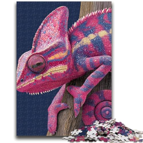 Puzzle für Erwachsene, 1000 Teile, Farbchamäleon, Familienunterhaltungsspielzeug, ganze Familie, für Kinder ab 14 Jahren, 26x38cm Puzzle für Erwachsene, 1000 Teile, Farbchamäleon, Familienunterhaltungsspielzeug, ganze Familie, für Kinder ab 14 Jahren, 26x38cm von ZKYUBEK