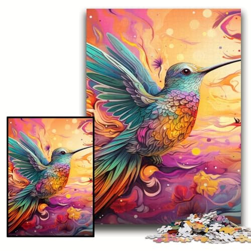 Puzzle für Erwachsene, 1000 Teile, Farbkolibri-Puzzles für Erwachsene, 50x75cm, Denkspiel für Teenager und Familieninteraktion Puzzle für Erwachsene, 1000 Teile, Farbkolibri-Puzzles für Erwachsene, 50x75cm, Denkspiel für Teenager und Familieninteraktion von ZKYUBEK