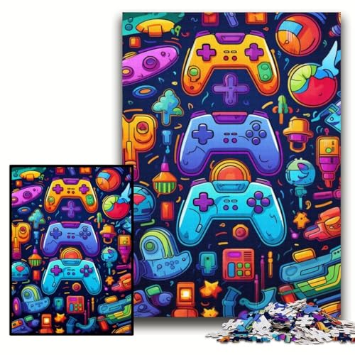 Puzzle für Erwachsene, 1000 Teile, Farbspiel, Holzpuzzle, 50x75cm, Spaß für den Familienspielabend, dekoratives Kunstwerk zum Selbermachen Puzzle für Erwachsene, 1000 Teile, Farbspiel, Holzpuzzle, 50x75cm, Spaß für den Familienspielabend, dekoratives Kunstwerk zum Selbermachen von ZKYUBEK