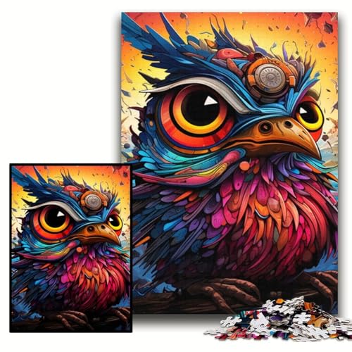 Puzzle für Erwachsene, 1000 Teile, Farbvogel-Puzzle für Erwachsene, 50x75cm, Denksportaufgabe und Heimdekoration Puzzle für Erwachsene, 1000 Teile, Farbvogel-Puzzle für Erwachsene, 50x75cm, Denksportaufgabe und Heimdekoration von ZKYUBEK