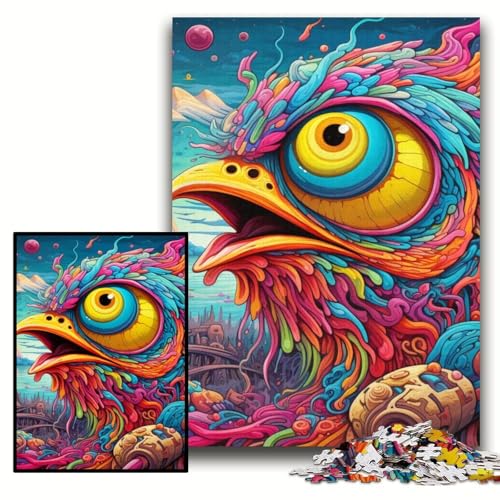 Puzzle für Erwachsene, 1000 Teile, Farbvogel-Puzzles für Erwachsene, 50x75cm, Denkspiel für Teenager und Familieninteraktion Puzzle für Erwachsene, 1000 Teile, Farbvogel-Puzzles für Erwachsene, 50x75cm, Denkspiel für Teenager und Familieninteraktion von ZKYUBEK