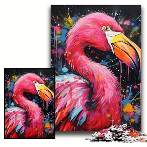 Puzzle für Erwachsene, 1000 Teile, Flamingo, Unmögliches Puzzle für Erwachsene, 50x75cm, pädagogisches Denkspiel, künstlerische Heim- und Bürodekoration, ab 14 Jahren Puzzle für Erwachsene, 1000 Teile, Flamingo, Unmögliches Puzzle für Erwachsene, 50x75cm, pädagogisches Denkspiel, künstlerische Heim- und Bürodekoration, ab 14 Jahren von ZKYUBEK