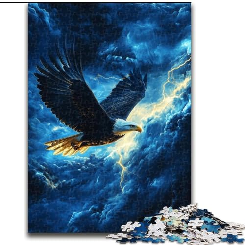 Puzzle für Erwachsene, 1000 Teile, Fliegender Adler, 50x75cm, Denkspiel für Teenager und Familieninteraktion von ZKYUBEK