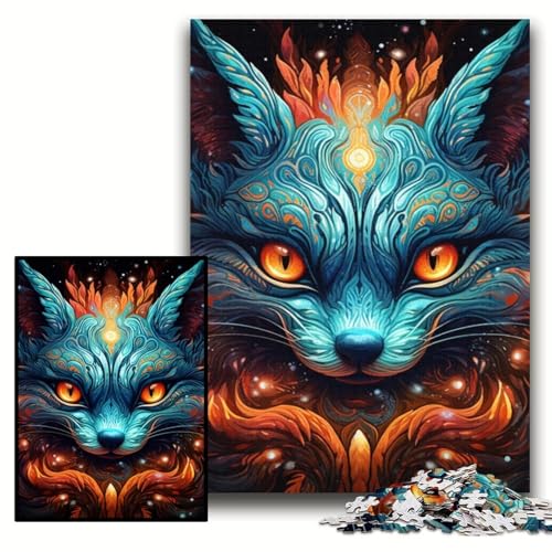 Puzzle für Erwachsene, 1000 Teile, Fuchs-Puzzle für Erwachsene, 50x75cm, Eltern, Partner, Freunde – ab 14 Jahren Puzzle für Erwachsene, 1000 Teile, Fuchs-Puzzle für Erwachsene, 50x75cm, Eltern, Partner, Freunde – ab 14 Jahren von ZKYUBEK